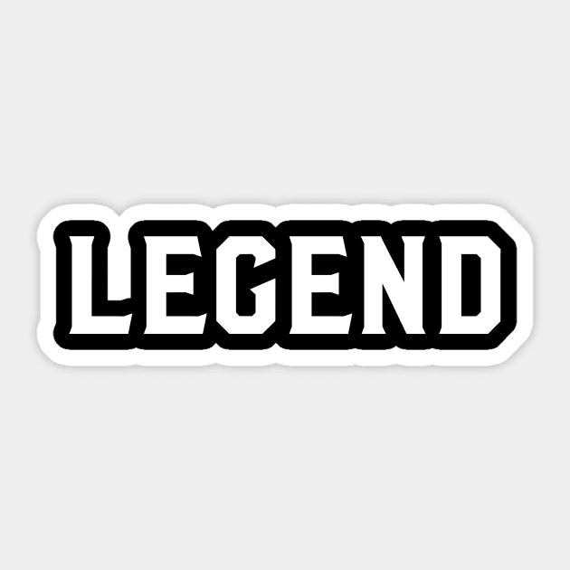 LEGEND Sticker by janvimar